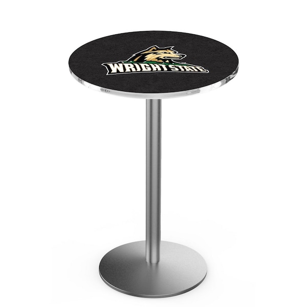 42" Stainless Steel Wright State Pub Table